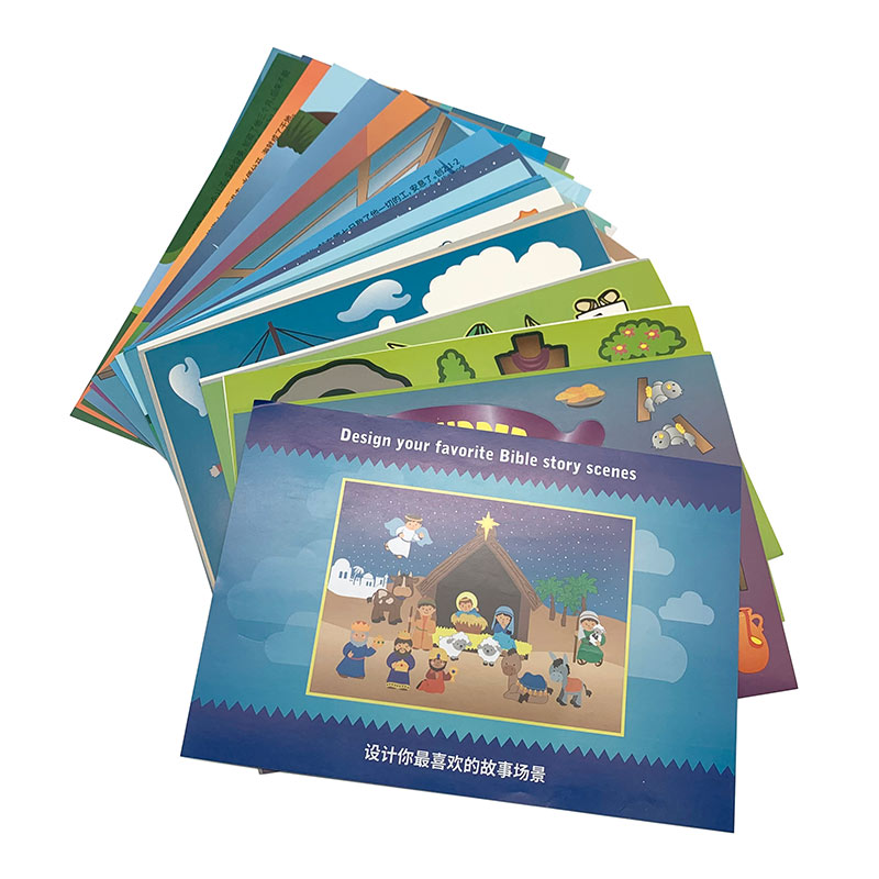 耶稣诞生圣经故事场景卡（12张每套）