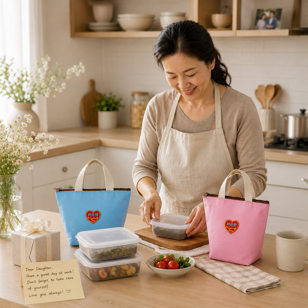【2 Colors】Cooler Lunch Bag-God is Love 手提冰包便当包-神是爱 - Image 4