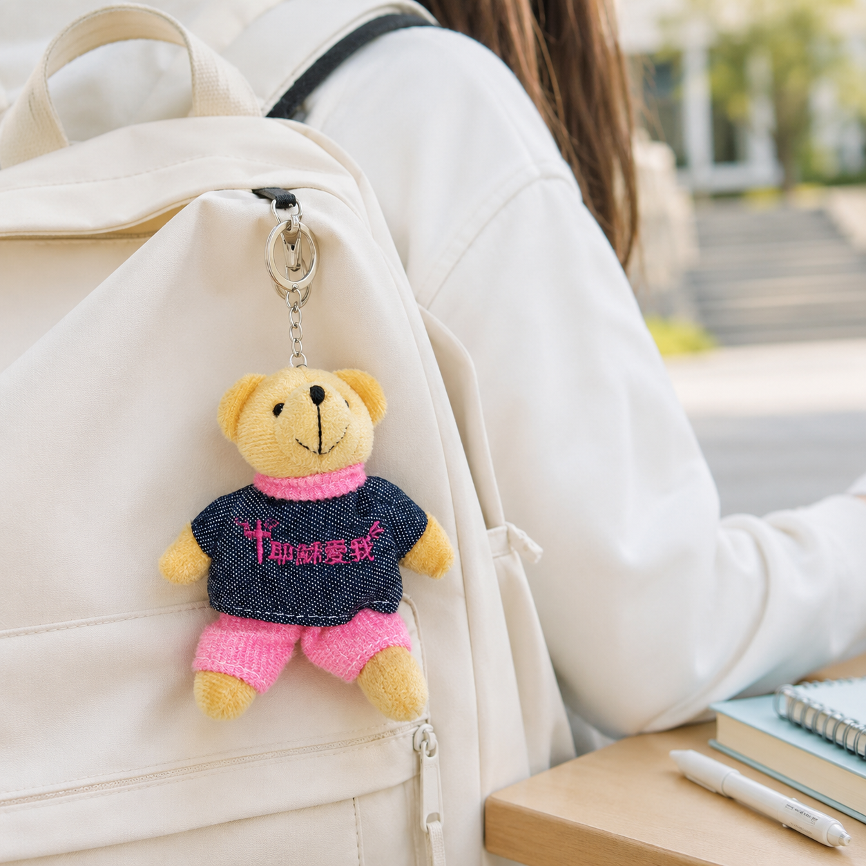 【3 Colors】Little Bear Keychain-Jesus Loves Me 小熊挂饰—耶稣爱我 - Image 4