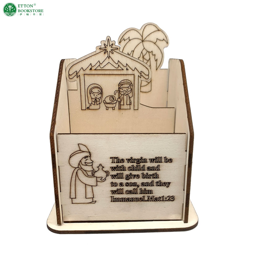 【6 Designs】DIY Coloring Wooden Pencil Holder 填色木制笔筒 - Image 3