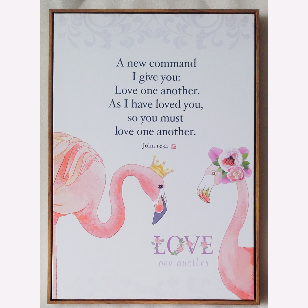 art frame from a Singapore Christian gift shop