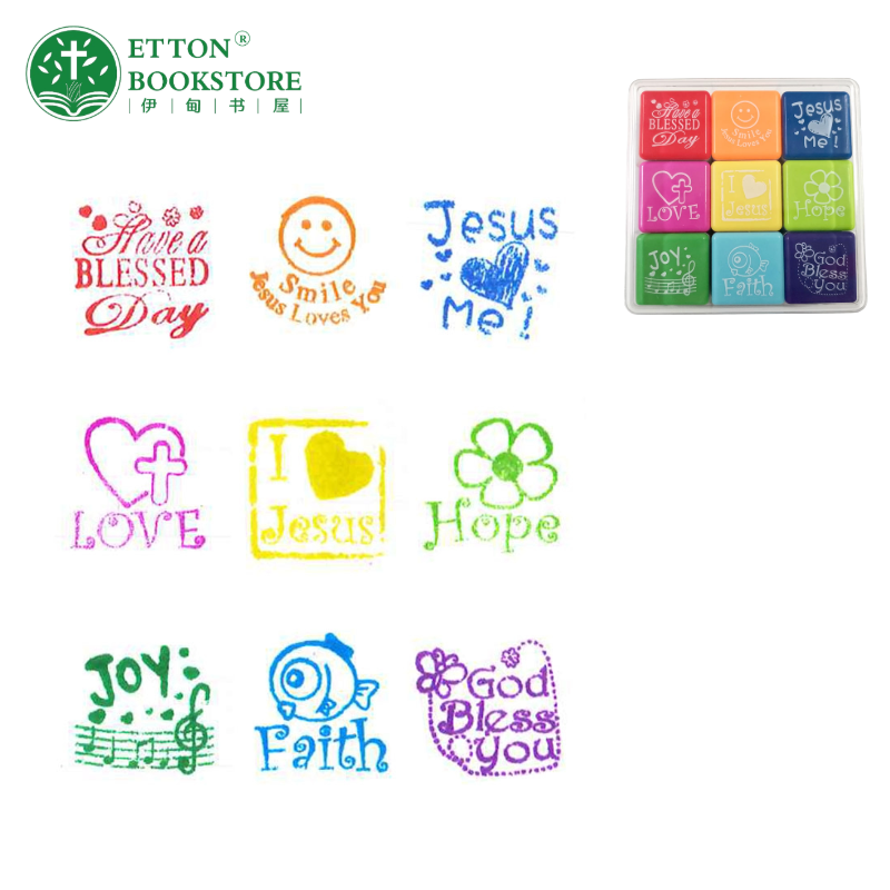 English Stamp Box Set 英文印章套装