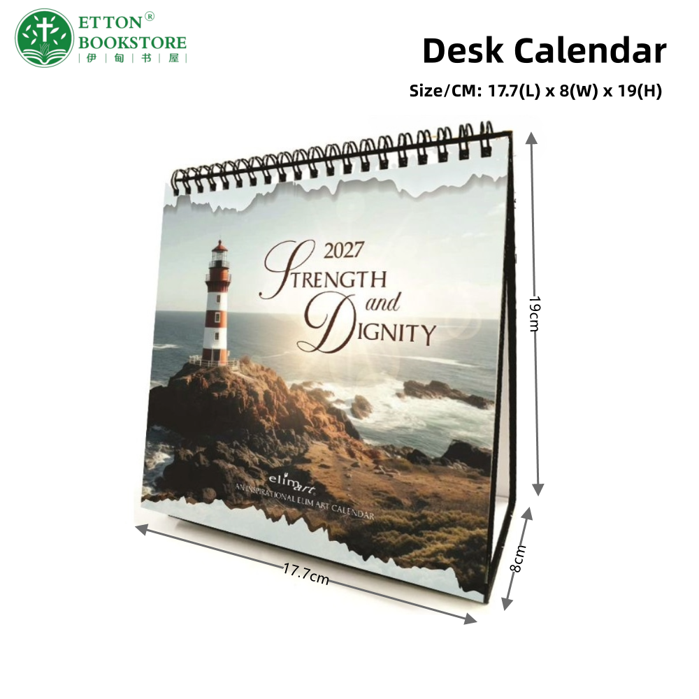 Scripture Desk Calendar 2027 -Strength And Dignity - Image 5