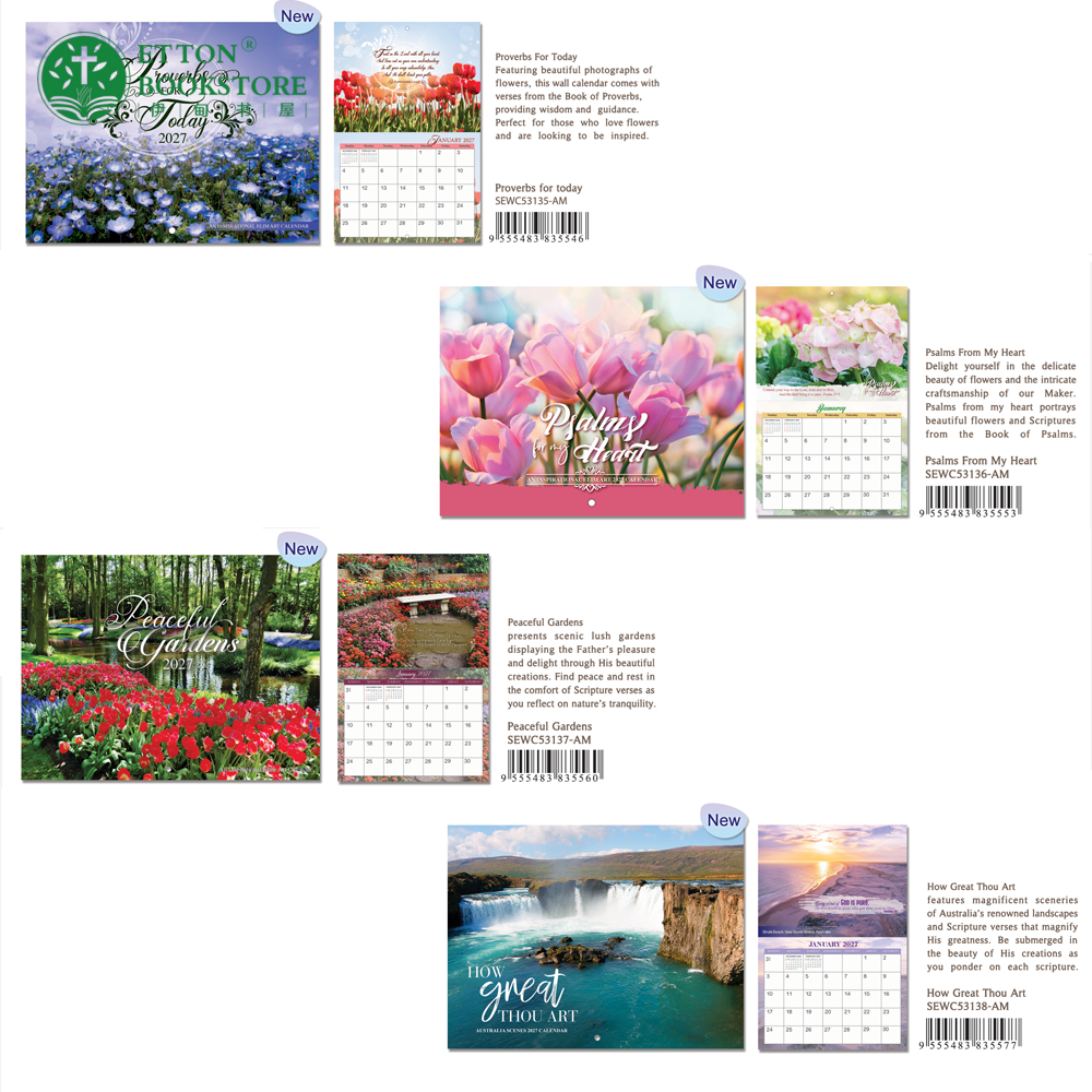 Wall Calendar -Proverbs for today - Image 5